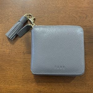 Gray small wallet.